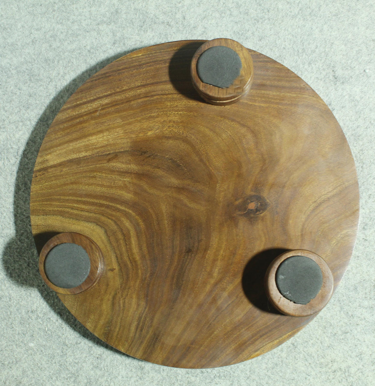 Handmade Rosewood Chapati Rolling Pin & Board Set