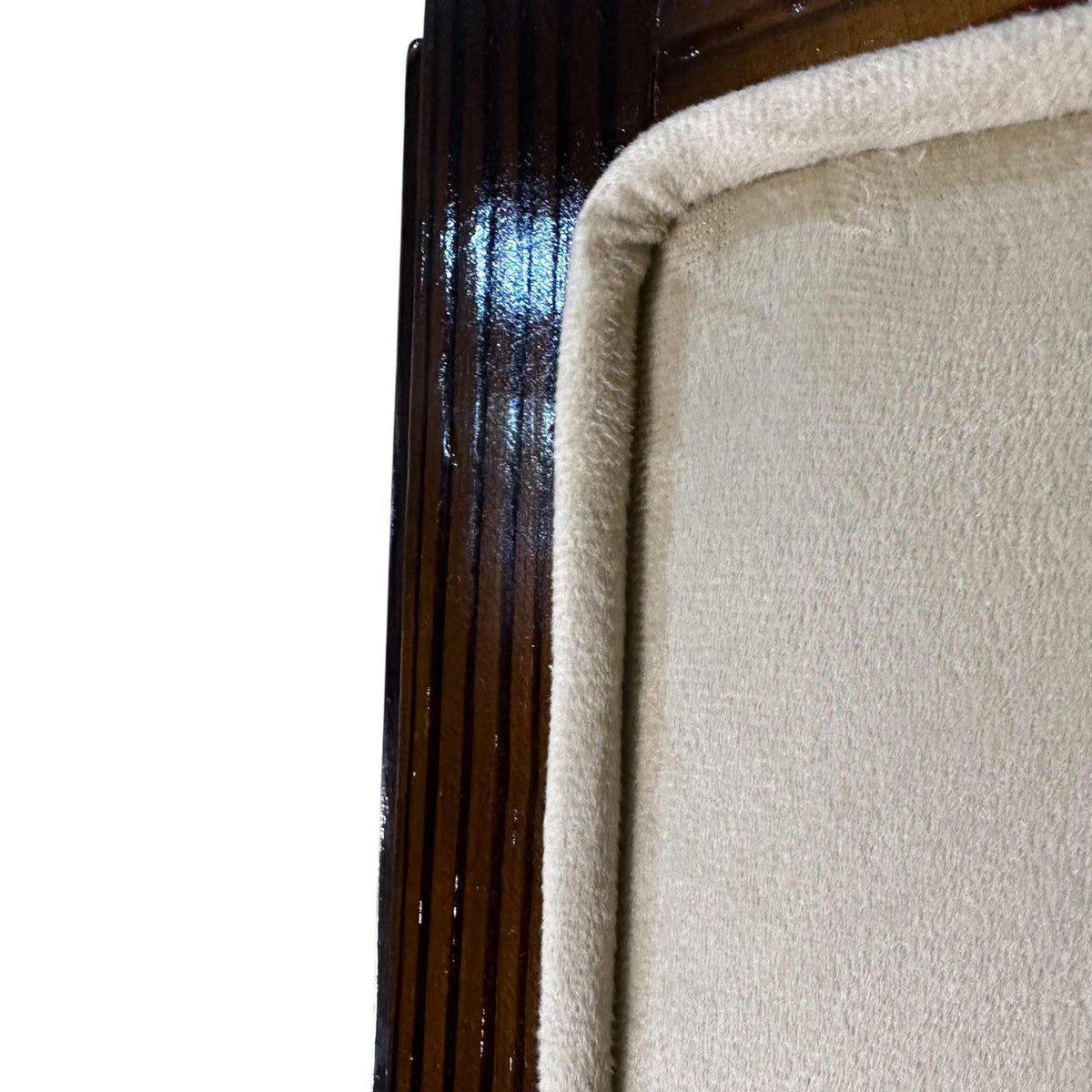 Fabric Folding Room Divider, Wooden Privacy Screen, Upholstered Style Partition, Custom Height & Panels