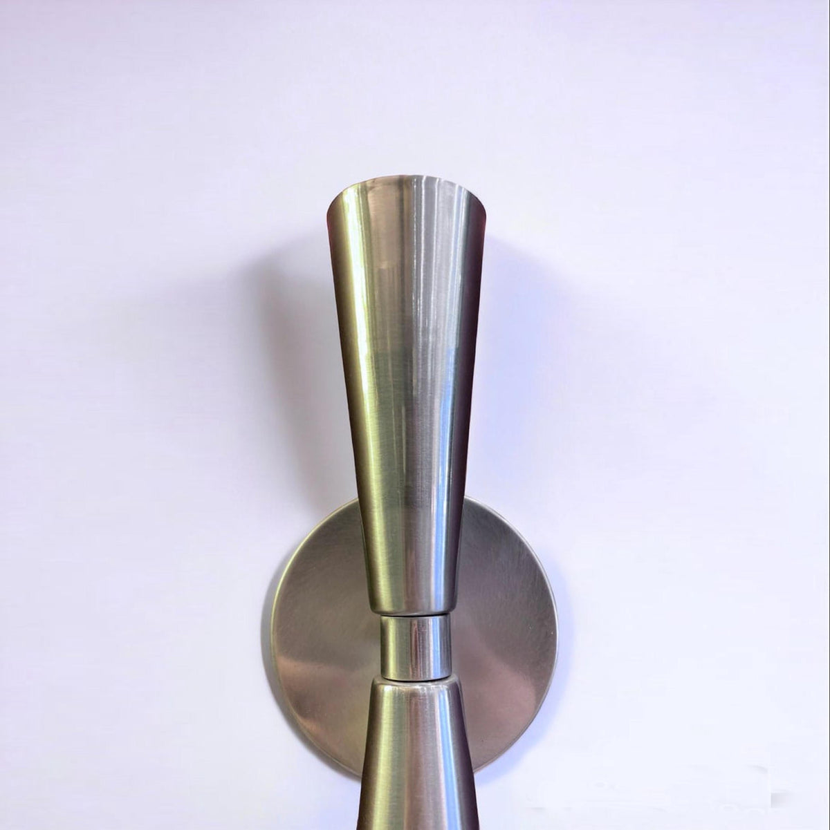 Handmade Brass Wall Sconce: Mid-Century Modern Light Fixture
