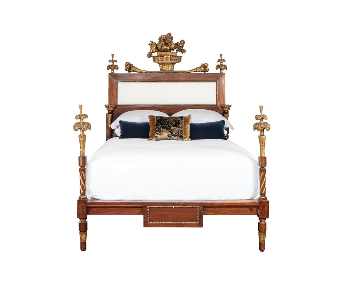 Giltwood  King/Queen Bed Frame, Ornate  Style Design