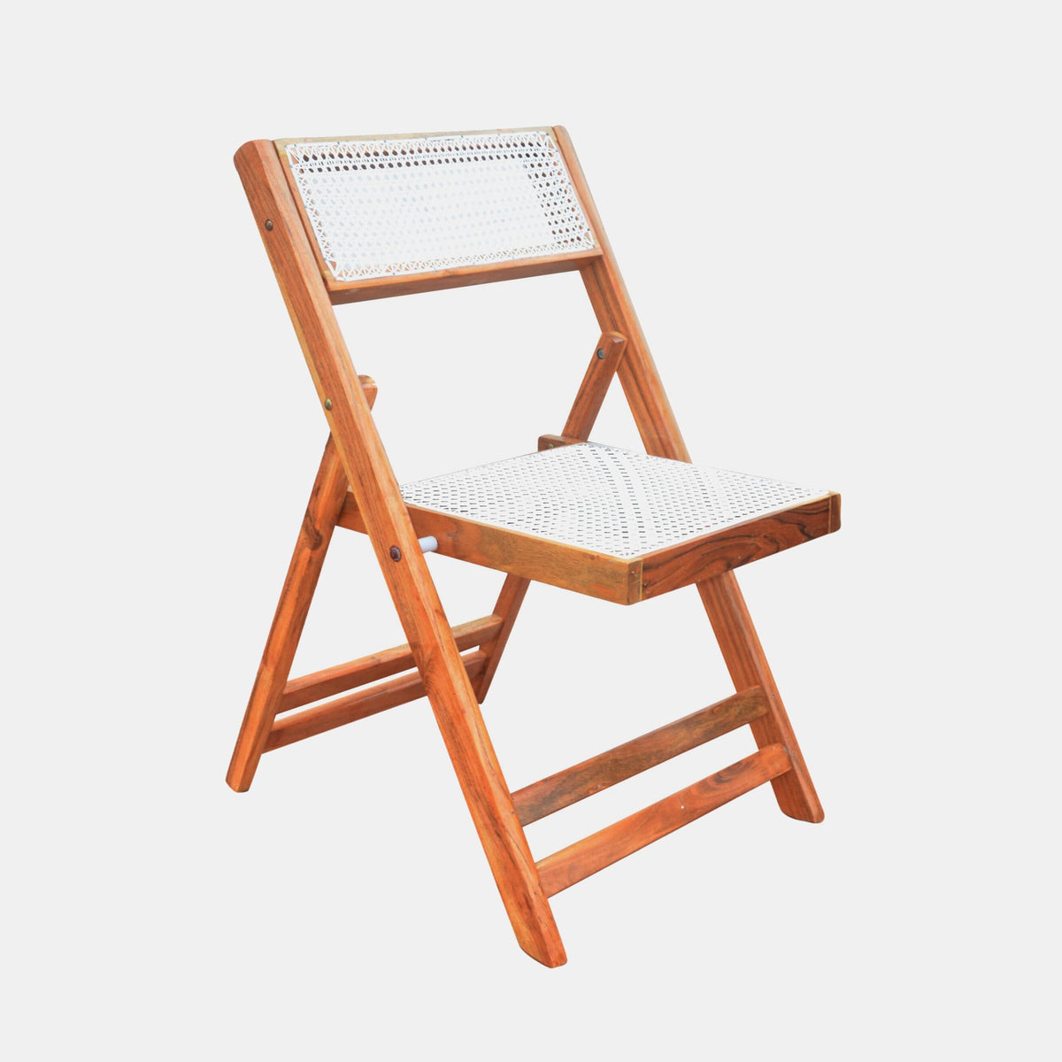 Handmade Teak Wood Folding Chair: Rococo Style Beach & Outdoor