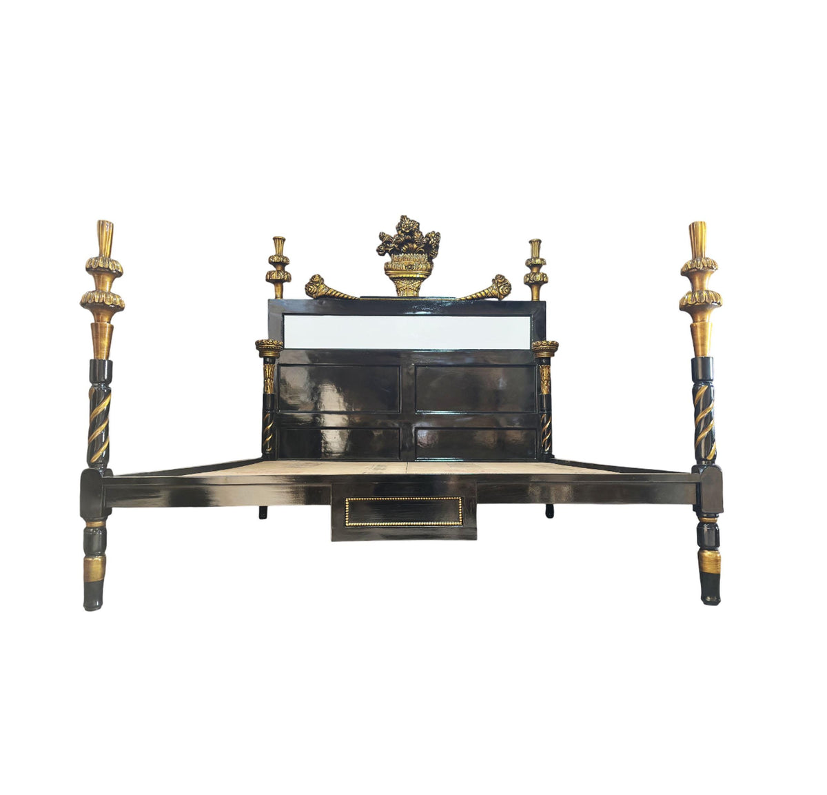 Giltwood  King/Queen Bed Frame, Ornate  Style Design
