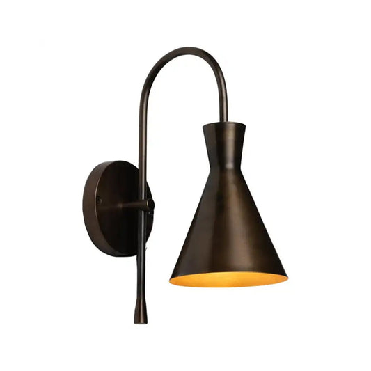 Handmade Brass Wall Sconce, Mid-Century Style Wall Light Fixture